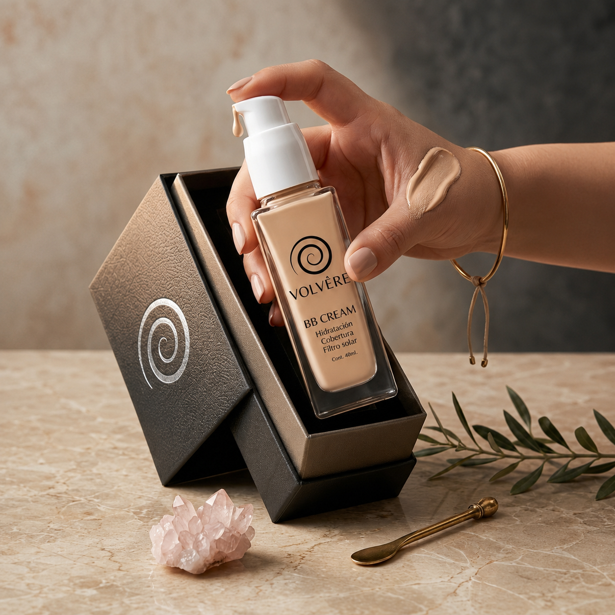 Bb cream/crema solar con color